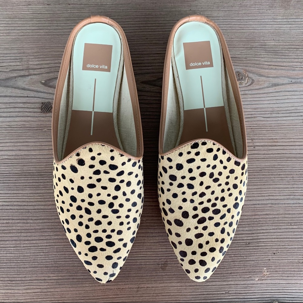Dolce Vita Leopard Print Mule Shoe Size 8.5